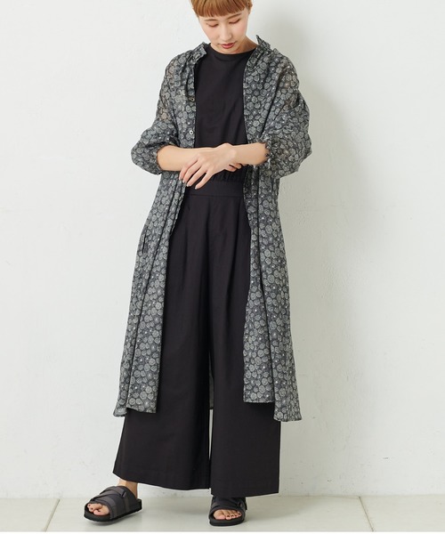 PUAL CE CIN(ピュアルセシン)の「綿麻ツイルサロペット(その他パンツ・レディース・ホワイト/ブラック/モカ/ライトベージュ・FREE)」の5枚目の写真