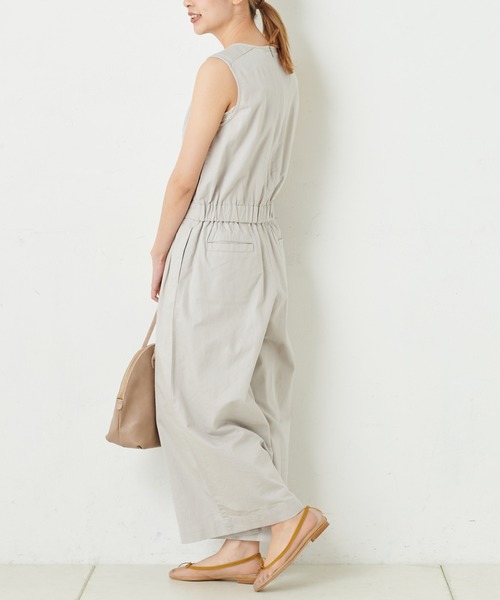 PUAL CE CIN(ピュアルセシン)の「綿麻ツイルサロペット(その他パンツ・レディース・ホワイト/ブラック/モカ/ライトベージュ・FREE)」の22枚目の写真
