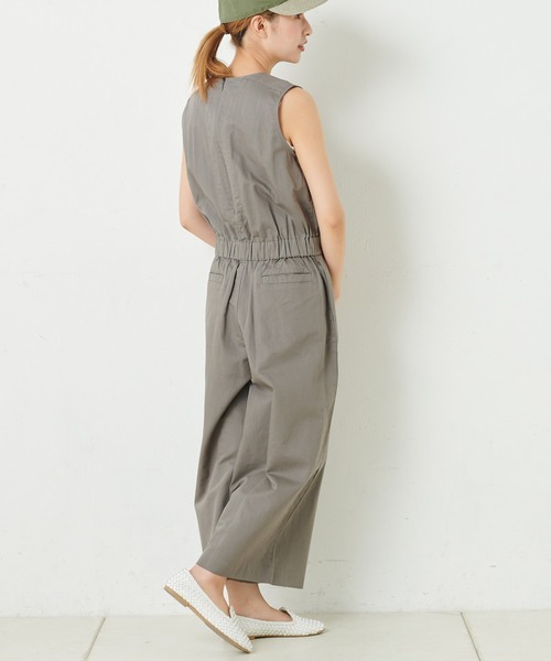 PUAL CE CIN(ピュアルセシン)の「綿麻ツイルサロペット(その他パンツ・レディース・ホワイト/ブラック/モカ/ライトベージュ・FREE)」の14枚目の写真