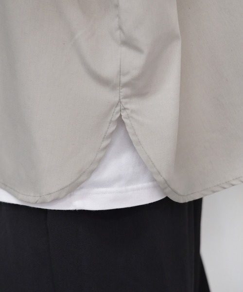 kutir（クティール）の「ウルトラワイドシャツ（シャツ/ブラウス・メンズ・ホワイト/ライトブルー/グレイッシュベージュ・MEDIUM/LARGE）」の22枚目の写真