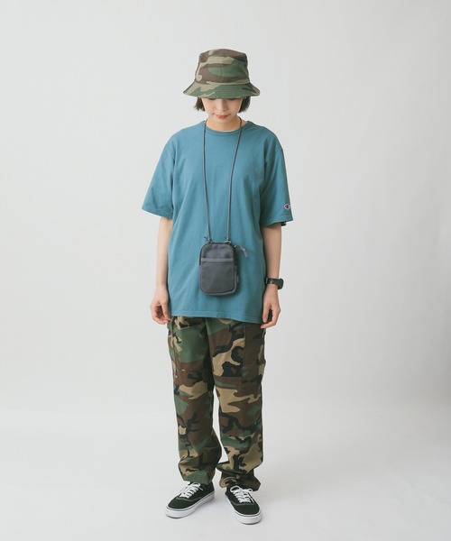 Champion(チャンピオン)の「Champion チャンピオン Garment Dyed クルーネックTシャツ S-CD100(Tシャツ/カットソー・メンズ・ライトグレー/ライトブルー/ブラック/サックスブルー/ピンク/ライトグリーン/ライトピンク/ホワイト/パープル/ネイビー・S/M/L/XL)」の17枚目の写真