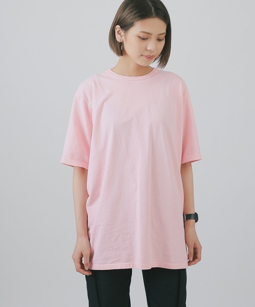 Champion(チャンピオン)の「Champion チャンピオン Garment Dyed クルーネックTシャツ S-CD100(Tシャツ/カットソー・メンズ・ライトグレー/ライトブルー/ブラック/サックスブルー/ピンク/ライトグリーン/ライトピンク/ホワイト/パープル/ネイビー・S/M/L/XL)」の22枚目の写真