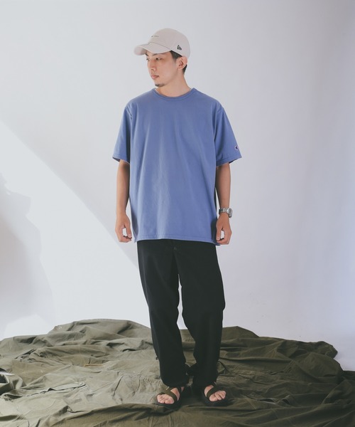 Champion(チャンピオン)の「Champion チャンピオン Garment Dyed クルーネックTシャツ S-CD100(Tシャツ/カットソー・メンズ・ライトグレー/ライトブルー/ブラック/サックスブルー/ピンク/ライトグリーン/ライトピンク/ホワイト/パープル/ネイビー・S/M/L/XL)」の13枚目の写真