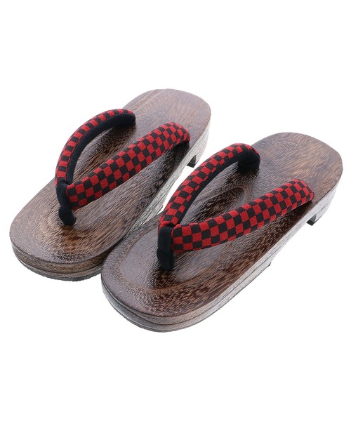 kimonomachi（キモノマチ）の「レディース 下駄 桐下駄 KIMONOMACHI オリジナル（和装小物・レディース・オフホワイト/ホワイト×ブラック/ブラック×ホワイト/ブラック系その他/グリーン系その他/イエロー系その他/ブラック×レッド/スモークピンク/ネイビー×ホワイト/ベージュ×ブラック・FREE/LL）」の5枚目の写真