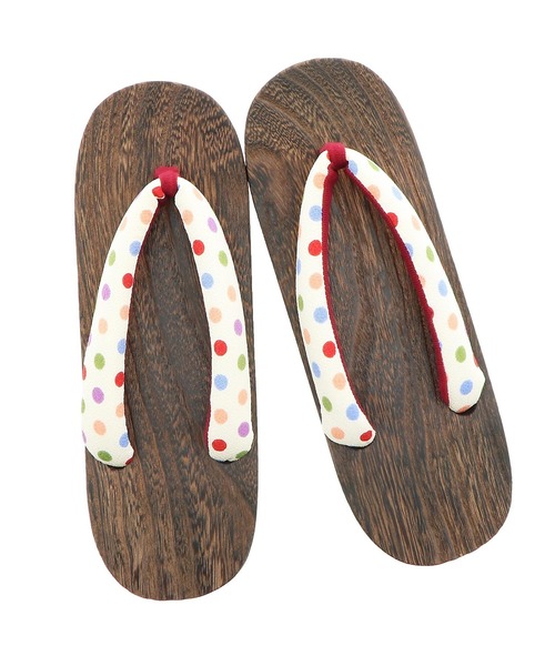 kimonomachi（キモノマチ）の「レディース 下駄 桐下駄 KIMONOMACHI オリジナル（和装小物・レディース・オフホワイト/ホワイト×ブラック/ブラック×ホワイト/ブラック系その他/グリーン系その他/イエロー系その他/ブラック×レッド/スモークピンク/ネイビー×ホワイト/ベージュ×ブラック・FREE/LL）」の16枚目の写真