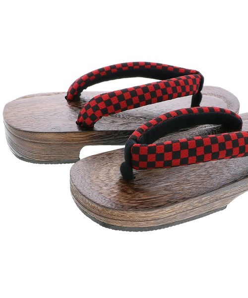 kimonomachi（キモノマチ）の「レディース 下駄 桐下駄 KIMONOMACHI オリジナル（和装小物・レディース・オフホワイト/ホワイト×ブラック/ブラック×ホワイト/ブラック系その他/グリーン系その他/イエロー系その他/ブラック×レッド/スモークピンク/ネイビー×ホワイト/ベージュ×ブラック・FREE/LL）」の14枚目の写真