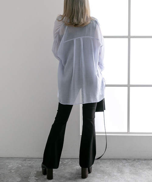 Newlyme（ニューリーミー）の「超絶激ストレッチフレアーパンツ（その他パンツ・レディース・ホワイト/ブラック/ブルー・SMALL/MEDIUM/LARGE/X-LARGE/X-SMALL/XX-LARGE）」の9枚目の写真