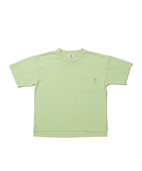 ＆yam（アンドヤム）の「ポケT（Tシャツ/カットソー・キッズ・ブルー/ミント/ピンク/チャコールグレー/ベージュ/ブラック/パープル/ホワイト/クリーム/ベージュ系その他・90/110/130/120/150/140/100/160）」の14枚目の写真