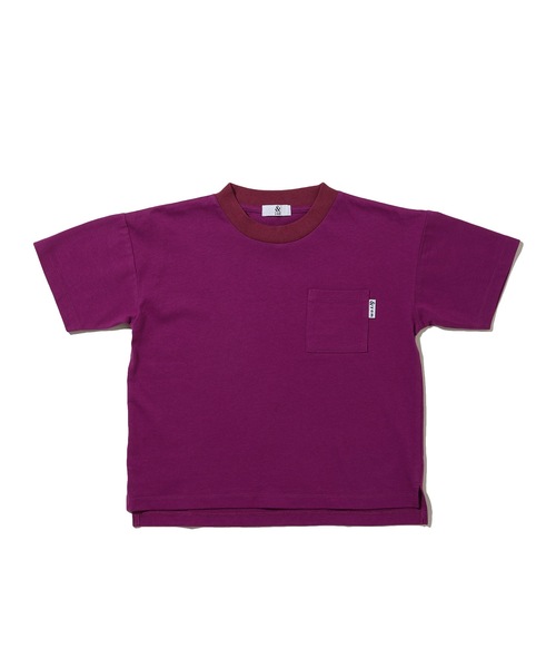 ＆yam（アンドヤム）の「ポケT（Tシャツ/カットソー・キッズ・ブルー/ミント/ピンク/チャコールグレー/ベージュ/ブラック/パープル/ホワイト/クリーム/ベージュ系その他・90/110/130/120/150/140/100/160）」の13枚目の写真