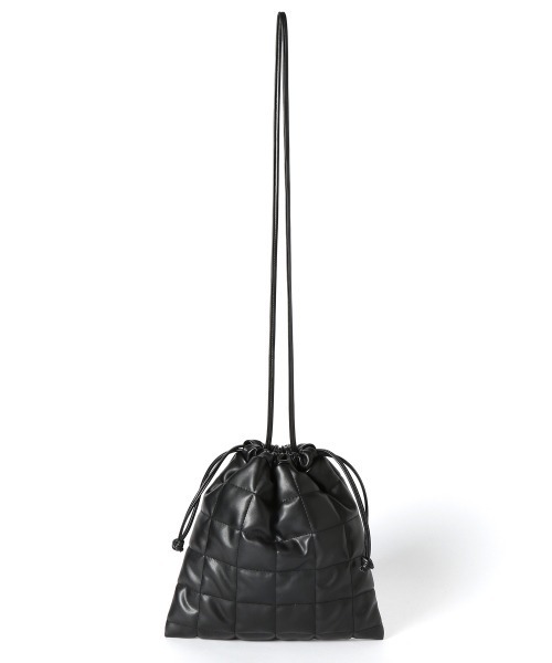 ローリーズファーム　キルティング　バッグ　ポーチ　チャーム　ブラック　3点セット ♯チャームセットキルティングバッグ （ショルダーバッグ