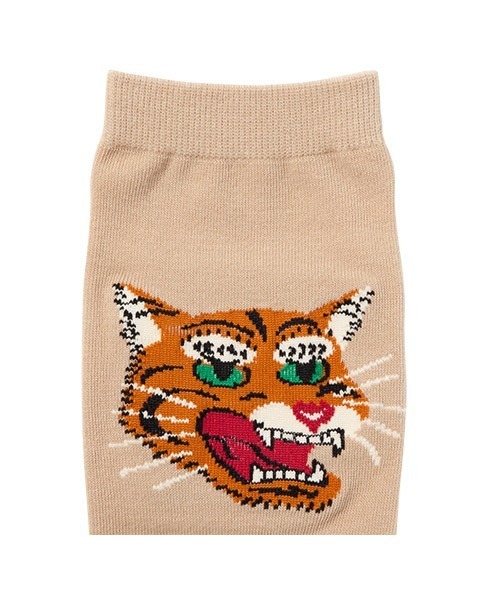 Onitsuka Tiger（オニツカタイガー）の「MIDDLE SOCK（ソックス/靴下・レディース・ブラック/イエロー/ホワイト/ベージュ/ピンク・S/M/L）」の11枚目の写真