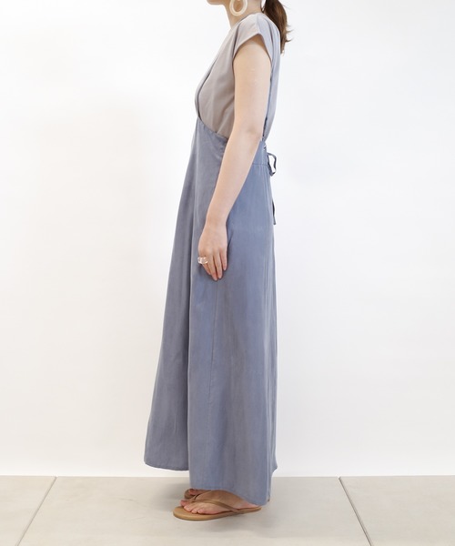 DouDou(ドゥドゥ)の「セットジャンスカ(ジャンパースカート・レディース・ブラック/カーキ/ブルー・FREE)」の19枚目の写真