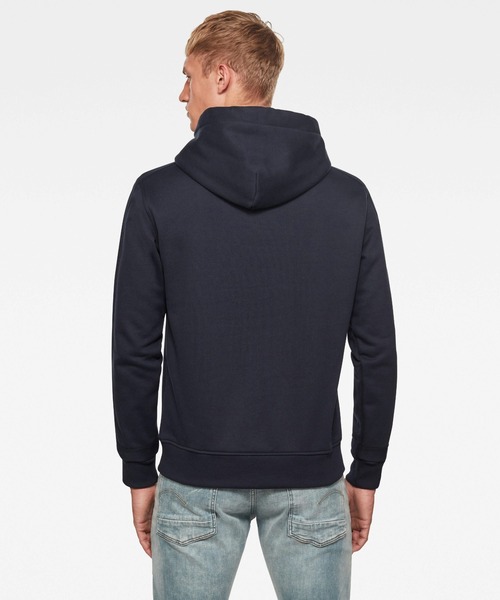 G-STAR（ジースター）の「Tech Sleeve Hooded Sweater（パーカー・メンズ・ダークネイビー・SMALL/MEDIUM/LARGE/X-LARGE/X-SMALL）」の6枚目の写真