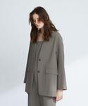 BEAUTY&YOUTH UNITED ARROWS(ビューティーアンドユースユナイテッドアローズ)の「ジャケット/アウター(ノーカラーコート)」