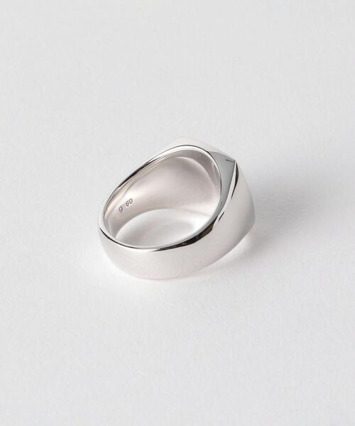 TOM WOOD（トムウッド）の「＜TOM WOOD（トムウッド）＞ BLUEHAWK EYE C MEN/リング □□ ¨（リング・メンズ・ネイビー・60/58）」の2枚目の写真