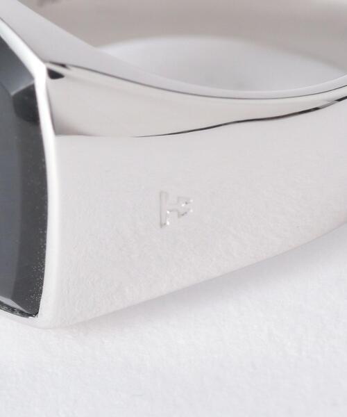 TOM WOOD（トムウッド）の「＜TOM WOOD（トムウッド）＞ BLUEHAWK EYE C MEN/リング □□ ¨（リング・メンズ・ネイビー・60/58）」の5枚目の写真