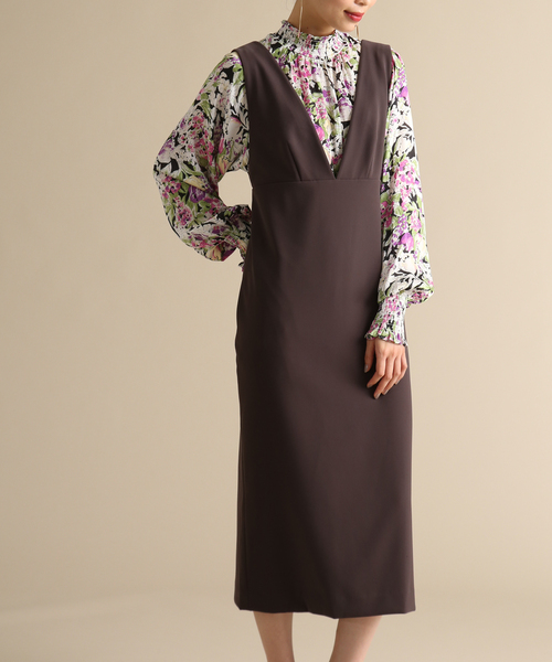 Tiara(ティアラ)の「ステファニージャンスカ(サロペット/オーバーオール・レディース・チャコールグレー/ブラック・S/M)」の5枚目の写真