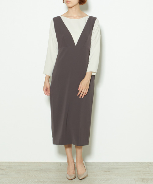 Tiara(ティアラ)の「ステファニージャンスカ(サロペット/オーバーオール・レディース・チャコールグレー/ブラック・S/M)」の11枚目の写真