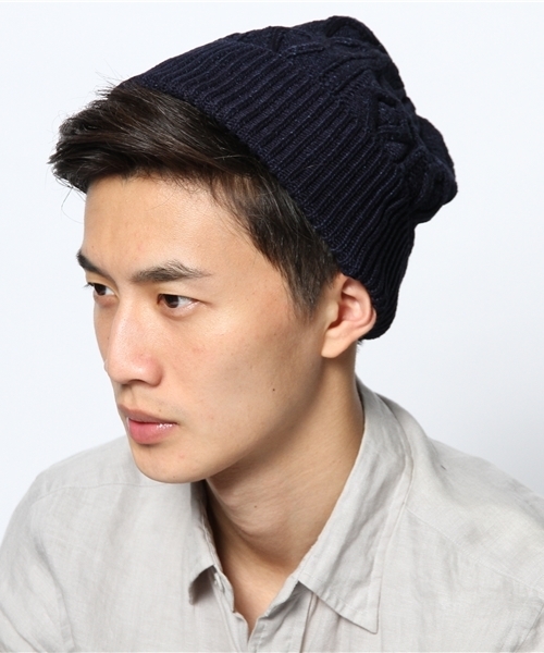 green label relaxing(グリーンレーベルリラクシング)の「ANONYMOUSISM CBLINDIGO W(ニットキャップ/ビーニー・メンズ・ネイビー・フリー)」の2枚目の写真