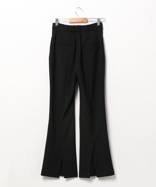 DouDou（ドゥドゥ）の「バックスリットセミフレアパンツ（その他パンツ・レディース・ブラック/ブラウン/サックスブルー・38/36）」の4枚目の写真