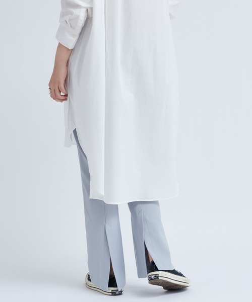 DouDou（ドゥドゥ）の「バックスリットセミフレアパンツ（その他パンツ・レディース・ブラック/ブラウン/サックスブルー・38/36）」の11枚目の写真