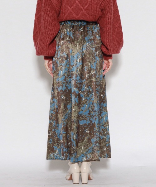 archives（アルシーヴ）の「ニュアンス柄セミフレアスカート（スカート・レディース・ブラック/ブラウン/グレイッシュベージュ・MEDIUM）」の13枚目の写真