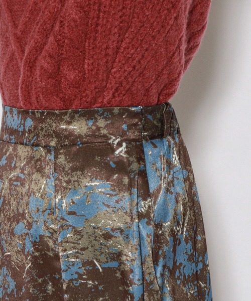 archives（アルシーヴ）の「ニュアンス柄セミフレアスカート（スカート・レディース・ブラック/ブラウン/グレイッシュベージュ・MEDIUM）」の14枚目の写真