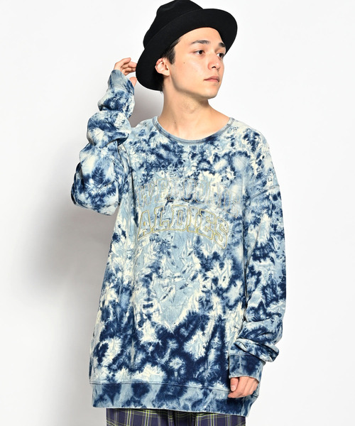 ALDIES(アールディーズ)の「Welcome Indigo Big Sweat / ウェルカムインディゴビッグスウェット(スウェット・メンズ・ブルー/ネイビー・FREE)」の2枚目の写真
