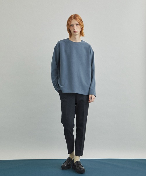 UNITED TOKYO(ユナイテッドトウキョウ)の「ショルダージッププルオーバー/ビッグシルエット(シャツ/ブラウス・メンズ・ブラック/ダークグレー/グレイッシュベージュ/インディゴブルー・1/2/3)」の17枚目の写真