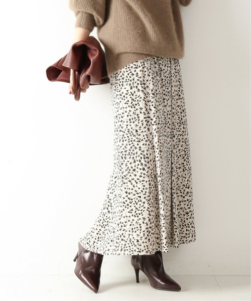 【新品同様】スピックアンドスパン ヌキテパ フラワープリント スカート Cotton Double Flower Print Skirt | Pasand by ne Quittez pas