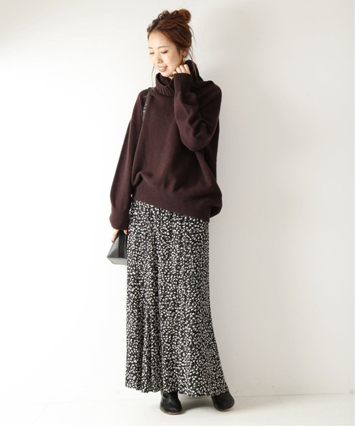 【新品同様】スピックアンドスパン ヌキテパ フラワープリント スカート Cotton Double Flower Print Skirt | Pasand by ne Quittez pas