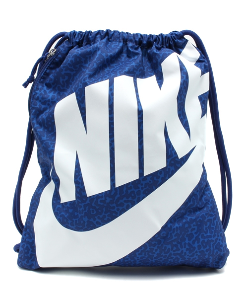 NIKE（ナイキ）の「ナイキ ジムサック 巾着 アニマル柄 NIKE HERITAGE GYMSACK BA3329（バックパック/リュック・レディース・ブラック/グレー/パープル/ライトグリーン/レッド/ピンク/ブルー・ONE SIZE）」の5枚目の写真