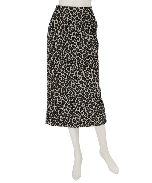 Ungrid(アングリッド)の「レオパードジャカードスカート(スカート・レディース・その他1・SMALL/MEDIUM)」の4枚目の写真