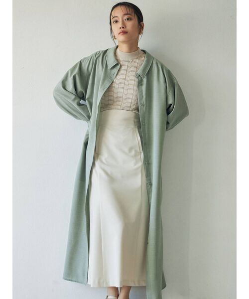 MURUA（ムルーア）の「カーブウエストマーメイドスカート（スカート・レディース・アイボリー/ブラック/ライトグリーン・1/2）」の17枚目の写真