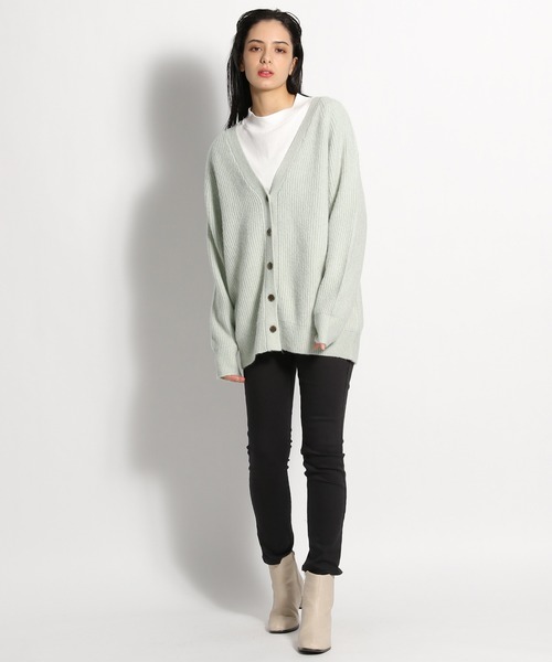 niko and...（ニコアンド）の「ヤク混やわらかニットカーディガン  