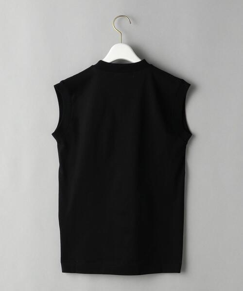 TOGA PULLA（トーガ　プルラ）の「＜TOGA PULLA＞ロゴノースリーブ Ψ（Tシャツ/カットソー・レディース・ホワイト/ブラック・36）」の3枚目の写真