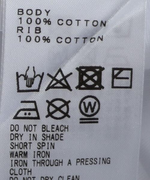 TOGA PULLA（トーガ　プルラ）の「＜TOGA PULLA＞ロゴノースリーブ Ψ（Tシャツ/カットソー・レディース・ホワイト/ブラック・36）」の10枚目の写真