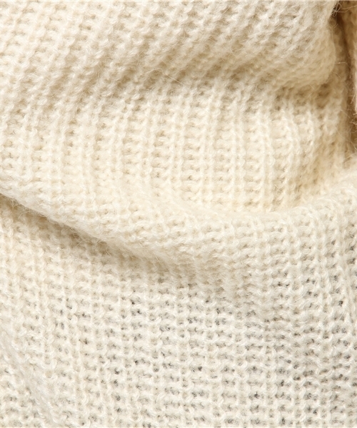 WEGO（ウィゴー）の「WEGO/シャギーオフタートルニット（ニット/セーター・レディース・アイボリー/グレー系その他/サックスブルー/ライトパープル・FREE）」の9枚目の写真