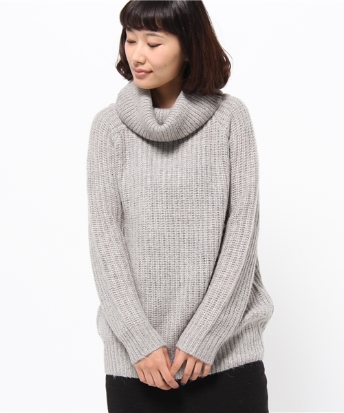 WEGO（ウィゴー）の「WEGO/シャギーオフタートルニット（ニット/セーター・レディース・アイボリー/グレー系その他/サックスブルー/ライトパープル・FREE）」の13枚目の写真