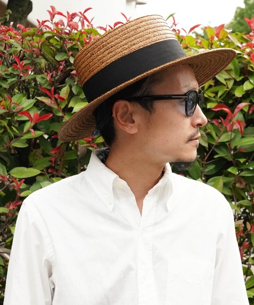 THE FACTORY MADE(ザ ファクトリー メイド)の「Braid Down HAT ブレードダウンハット(ハット・メンズ・ブラック・57cm/59cm)」の4枚目の写真