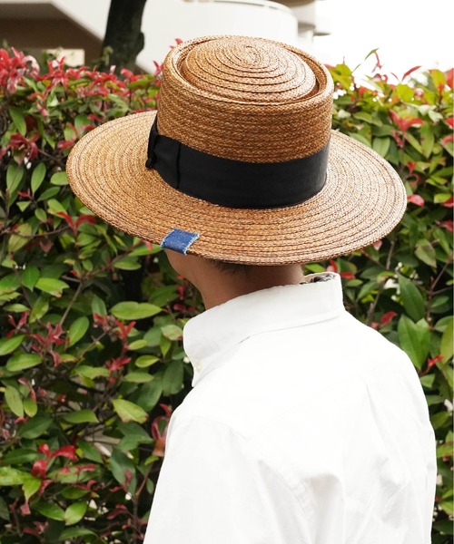 THE FACTORY MADE(ザ ファクトリー メイド)の「Braid Down HAT ブレードダウンハット(ハット・メンズ・ブラック・57cm/59cm)」の3枚目の写真