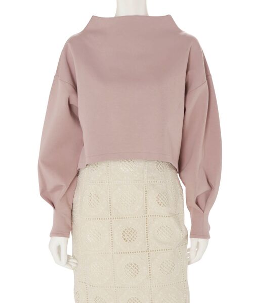 MERCURYDUO(マーキュリーデュオ)の「ダンボールモックネックドルマンカットソー(Tシャツ/カットソー・レディース・ベージュ/アイボリー/ベビーピンク・FREE)」の13枚目の写真