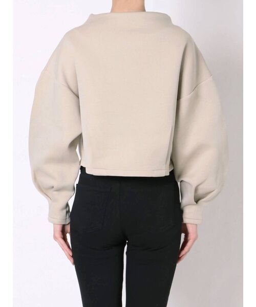 MERCURYDUO(マーキュリーデュオ)の「ダンボールモックネックドルマンカットソー(Tシャツ/カットソー・レディース・ベージュ/アイボリー/ベビーピンク・FREE)」の16枚目の写真