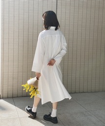 idem | random tuck shirt onepiece/ランダムタックシャツワンピース(シャツワンピース)