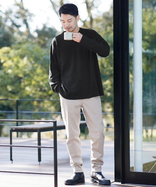 Sunny clouds(サニークラウズ)の「サニークラウズ セーティー〈メンズ〉(ニット/セーター・メンズ・ブラック/ベージュ・SMALL/LARGE/MEDIUM)」の6枚目の写真