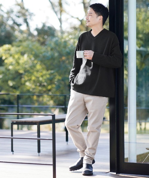 Sunny clouds(サニークラウズ)の「サニークラウズ セーティー〈メンズ〉(ニット/セーター・メンズ・ブラック/ベージュ・SMALL/LARGE/MEDIUM)」の7枚目の写真