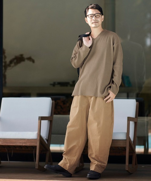 Sunny clouds(サニークラウズ)の「サニークラウズ セーティー〈メンズ〉(ニット/セーター・メンズ・ブラック/ベージュ・SMALL/LARGE/MEDIUM)」の8枚目の写真