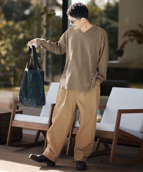 Sunny clouds(サニークラウズ)の「サニークラウズ セーティー〈メンズ〉(ニット/セーター・メンズ・ブラック/ベージュ・SMALL/LARGE/MEDIUM)」の9枚目の写真