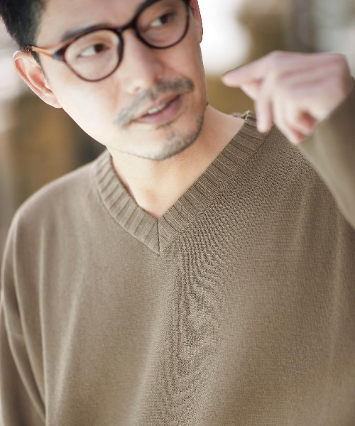 Sunny clouds(サニークラウズ)の「サニークラウズ セーティー〈メンズ〉(ニット/セーター・メンズ・ブラック/ベージュ・SMALL/LARGE/MEDIUM)」の14枚目の写真