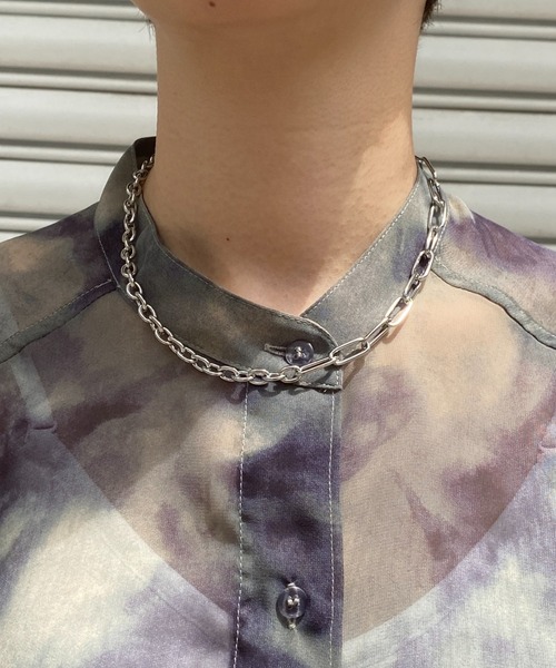 CIAOPANIC（チャオパニック）の「2サイズチェーンネックレス（ネックレス・レディース・シルバー・FREE）」の5枚目の写真